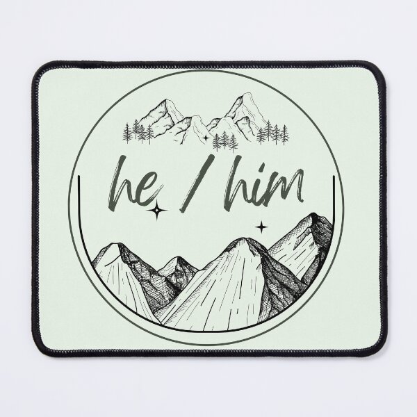 Item preview, he/him designed and sold by LeatherLeisure.