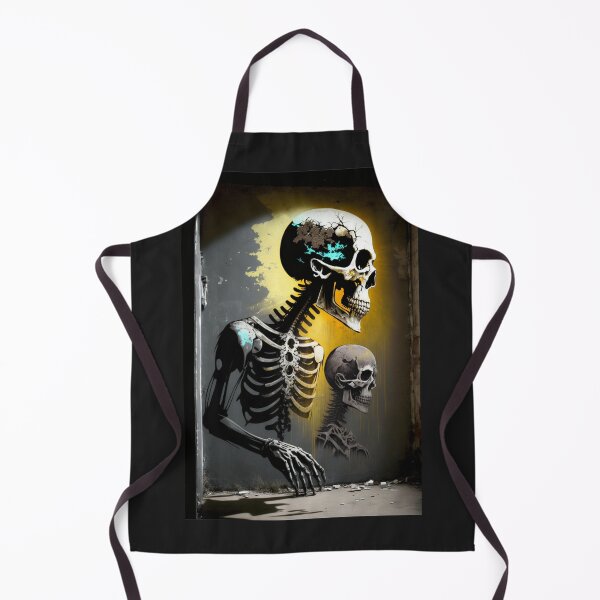 Artikelvorschau, Sensation Street Art G-M-Designs Paar Gerippe in Wandnische entworfen und verkauft von G-M-Designs.