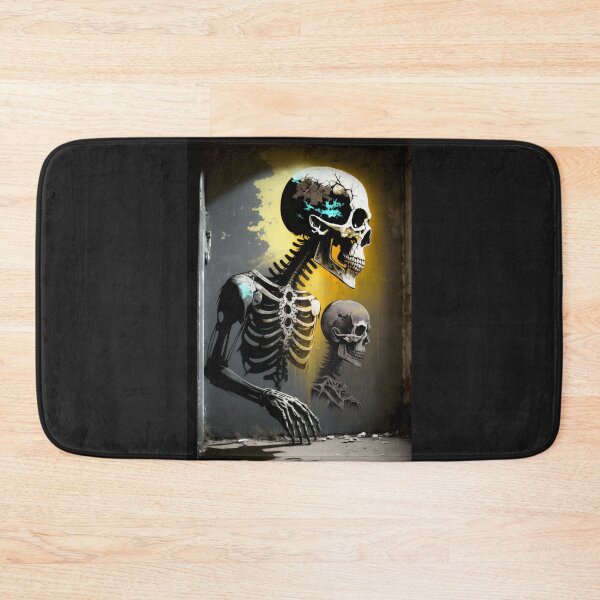 Item preview, Sensation Street Art G-M-Designs pair of skeletons in wall niche designed and sold by G-M-Designs.