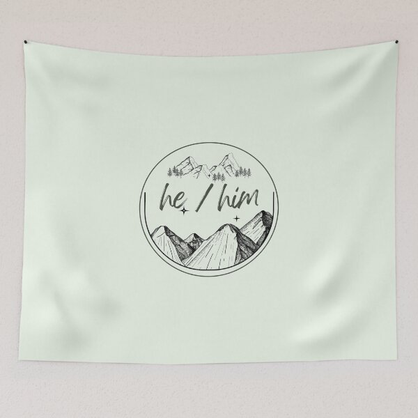 Item preview, he/him designed and sold by LeatherLeisure.