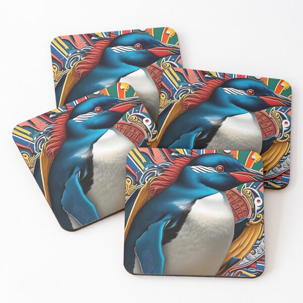 Item preview, Technicolor Penguin designed and sold by WhimsyGrove.