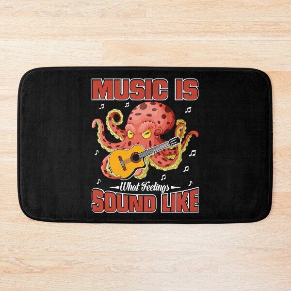 Item preview, Music Is What Feelings Sound Like - Funny Gifts for Octopuses Lovers by FanityPrints designed and sold by FanityPrints.