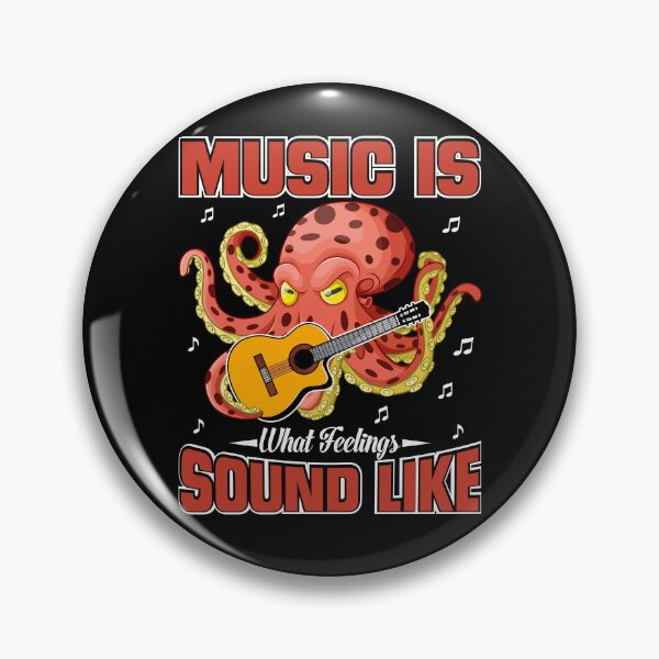 Item preview, Music Is What Feelings Sound Like - Funny Gifts for Octopuses Lovers by FanityPrints designed and sold by FanityPrints.