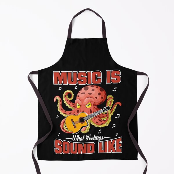 Item preview, Music Is What Feelings Sound Like - Funny Gifts for Octopuses Lovers by FanityPrints designed and sold by FanityPrints.