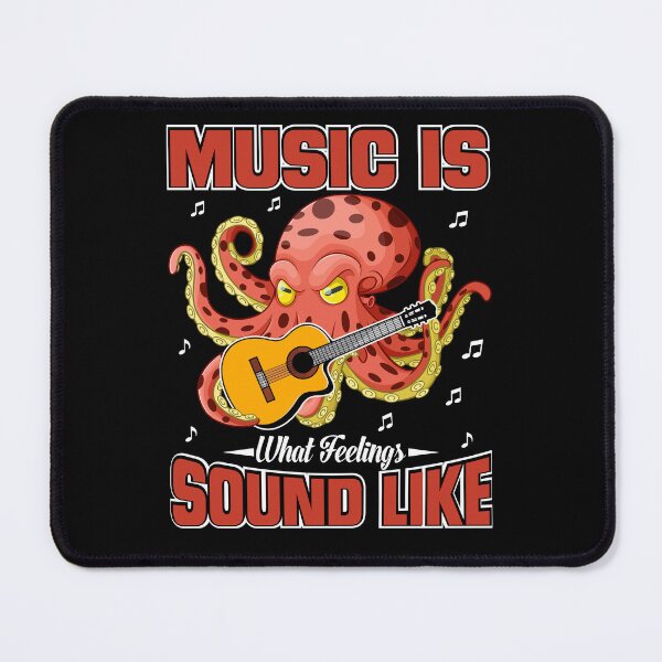 Item preview, Music Is What Feelings Sound Like - Funny Gifts for Octopuses Lovers by FanityPrints designed and sold by FanityPrints.