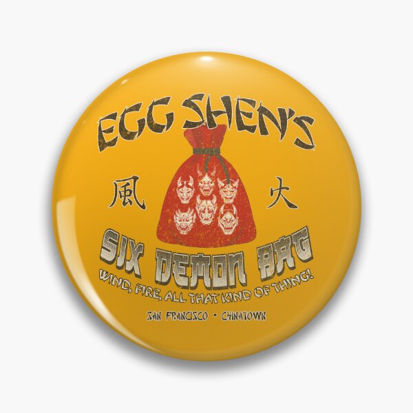 Item preview, Distressed Egg Shen's Six Demon Bag designed and sold by TeeArcade84.