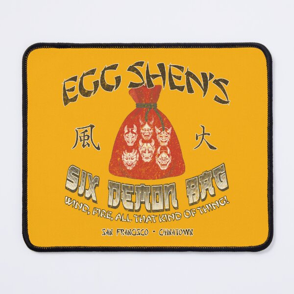 Item preview, Distressed Egg Shen's Six Demon Bag designed and sold by TeeArcade84.