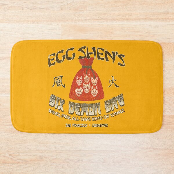 Item preview, Distressed Egg Shen's Six Demon Bag designed and sold by TeeArcade84.