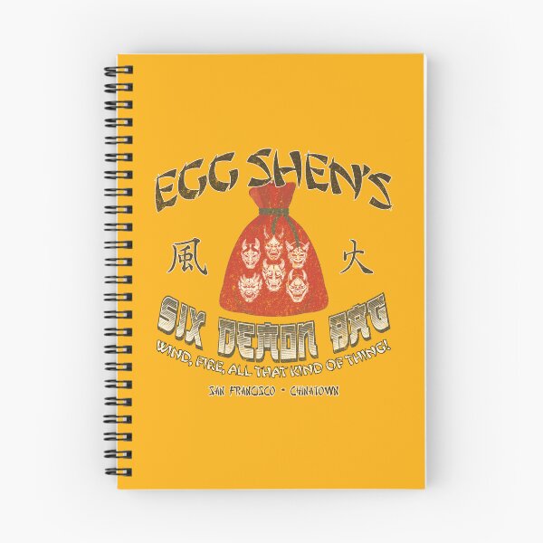 Item preview, Distressed Egg Shen's Six Demon Bag designed and sold by TeeArcade84.