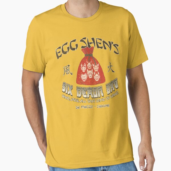Item preview, Distressed Egg Shen's Six Demon Bag designed and sold by TeeArcade84.