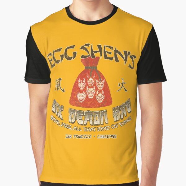 Item preview, Distressed Egg Shen's Six Demon Bag designed and sold by TeeArcade84.