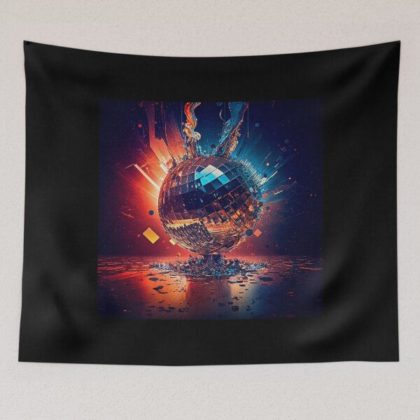 Item preview, Disco ball exploding on a dance floor of a Club. designed and sold by paulo silveira.