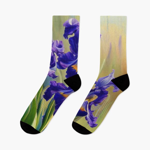 Item preview,  Irises Painting - Visual Art Form  designed and sold by HOMEDESIGNPRINT.
