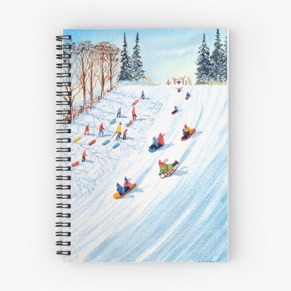 Item preview, Sledding Fun On A Snow Day designed and sold by William Holkham.