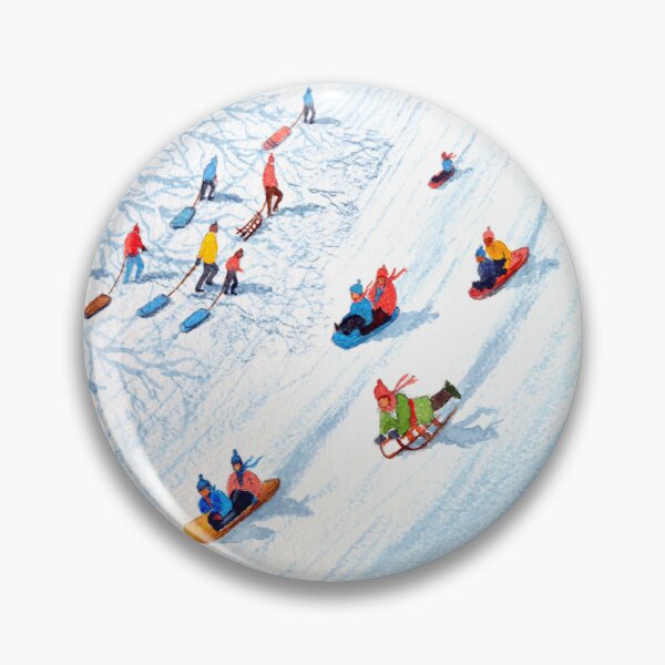 Item preview, Sledding Fun On A Snow Day designed and sold by William Holkham.