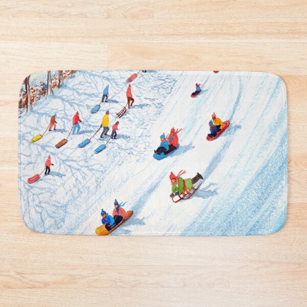 Item preview, Sledding Fun On A Snow Day designed and sold by William Holkham.