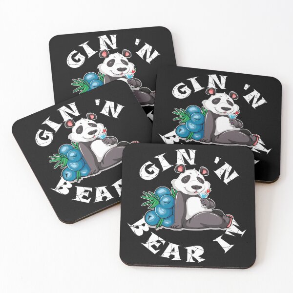 Item preview, Gin and Bear It Gin 'n Bear It Funny Design designed and sold by Gerard Fay.