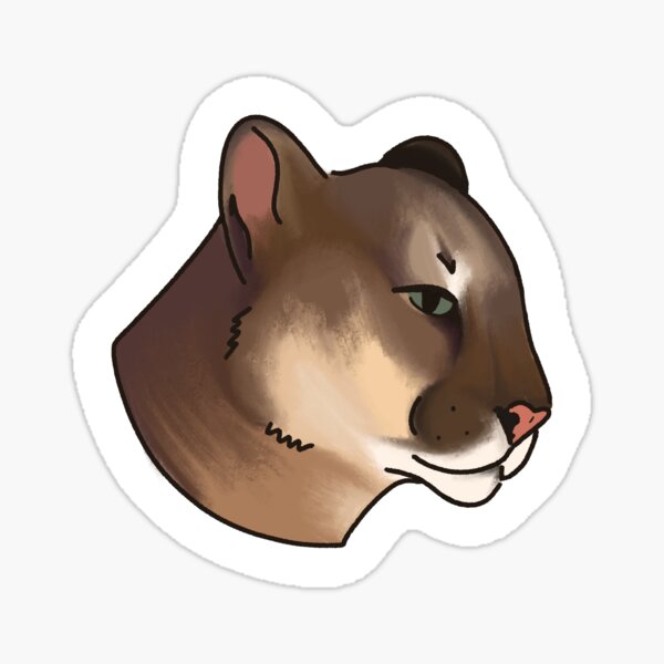 Content Cougar Sticker
