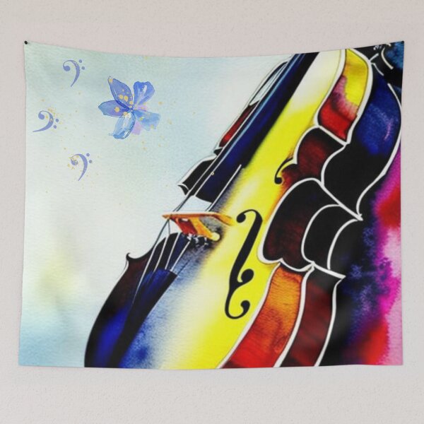 Item preview, Watercolor art - Cello designed and sold by All-About-Life.