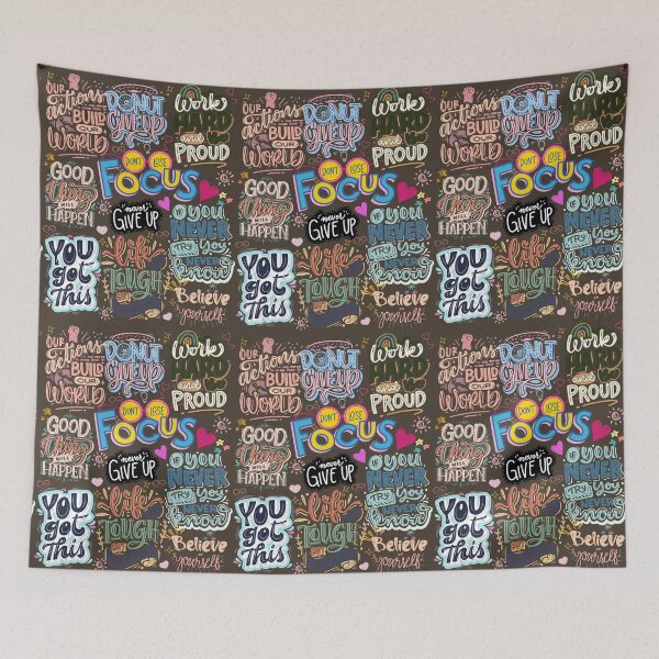 Item preview, positive words// positive life sentences designed and sold by KomalArteShop.