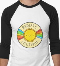 Camiseta ¾ estilo béisbol Irradiar positividad