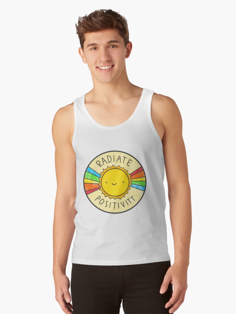 Thumbnail 1 of 3, Tank Top, Radiate Positivity designed and sold by Brittany Hefren.
