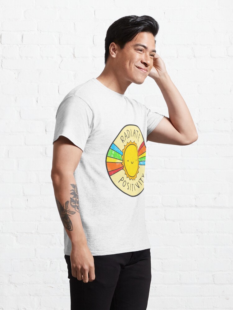 Alternative Ansicht von Positivität ausstrahlen Classic T-Shirt