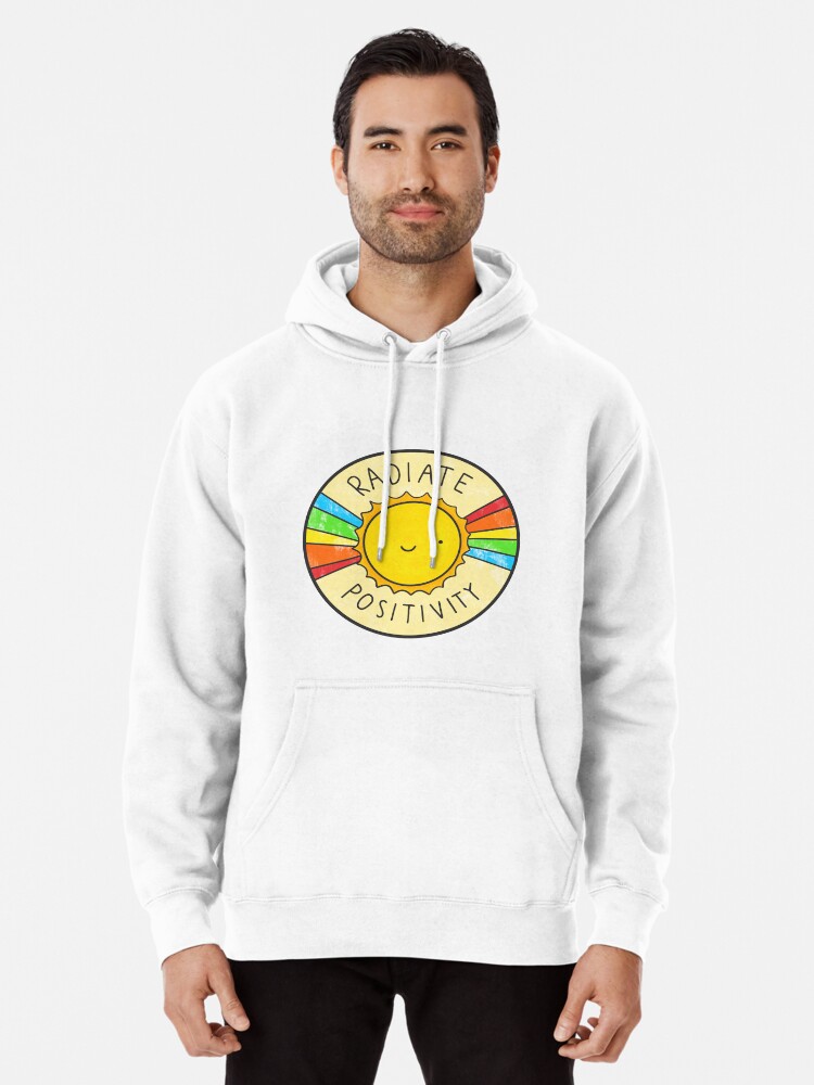 Thumbnail 1 of 5, Pullover Hoodie, Radiate Positivity designed and sold by Brittany Hefren.