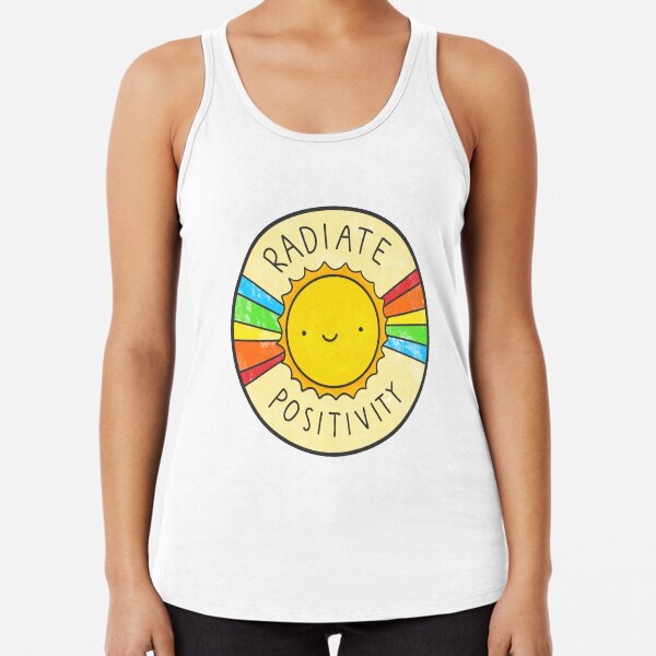 Radiate Positivity Racerback Tank Top