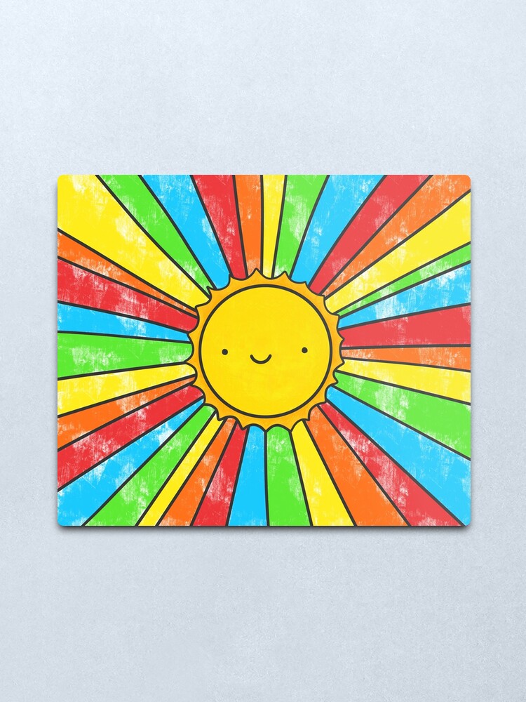 Alternate view of Radiate Positivity Metal Print