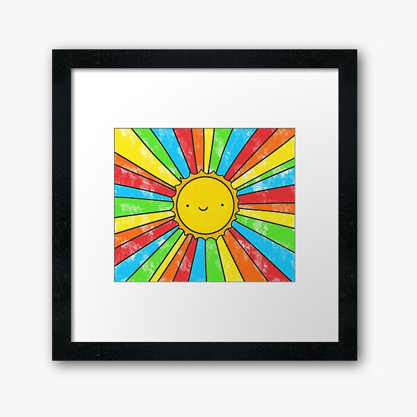 Radiate Positivity Framed Art Print