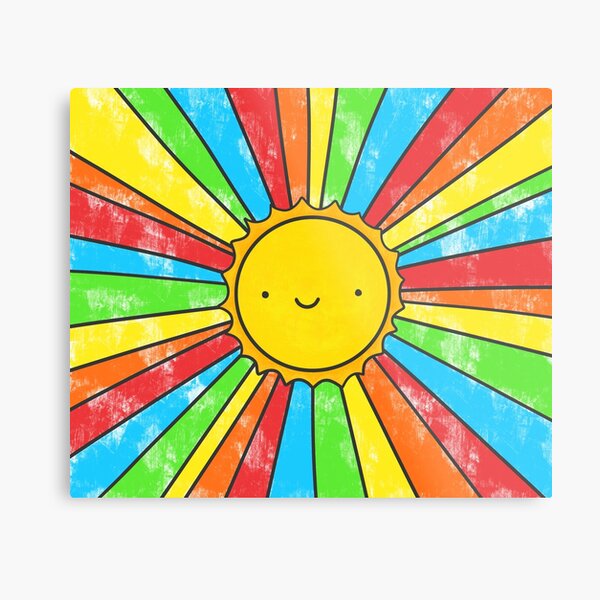 Rayonner la positivité Impression métallique