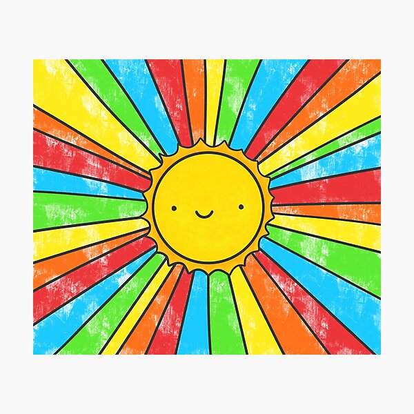 Radiate Positivity Photographic Print