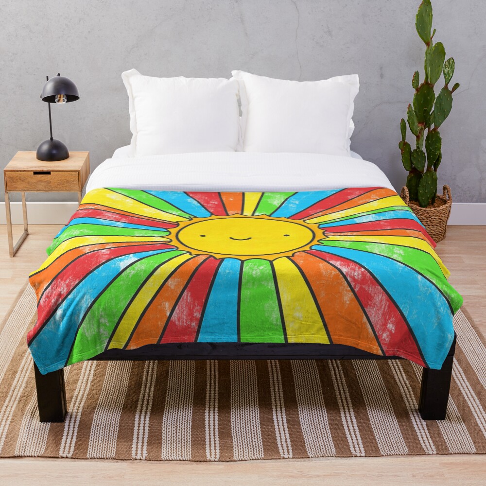 Radiate Positivity Throw Blanket