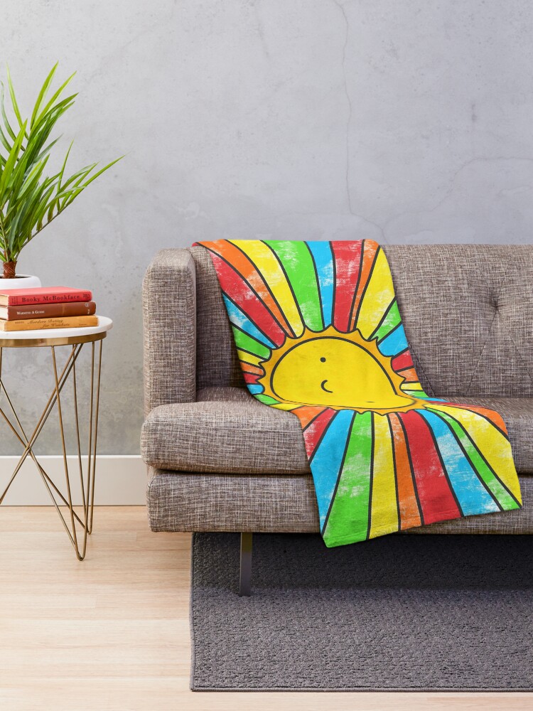 Alternate view of Radiate Positivity Throw Blanket
