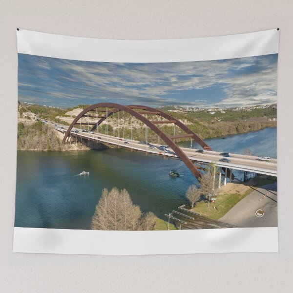 Item preview, Austin Texas Pennybacker Bridge Colorado River designed and sold by oz10.