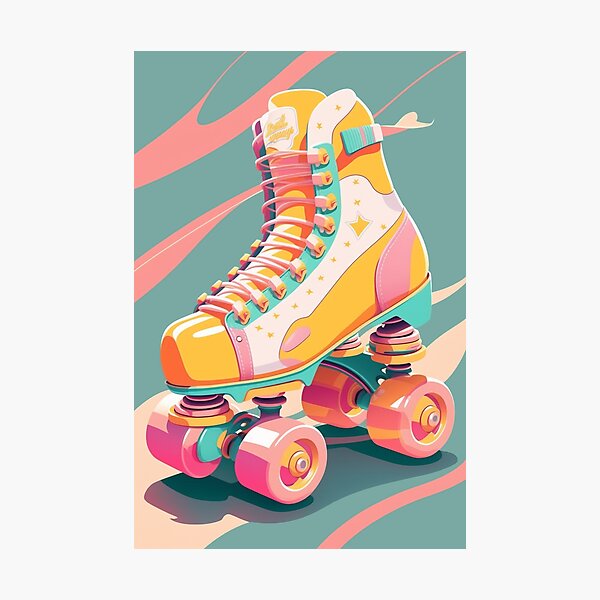 Item preview, Retro Vintage Roller Skating 80s and 70s Aesthetic designed and sold by JackCurtis1991.