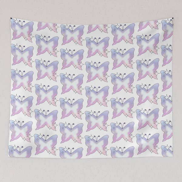 Item preview, Y2k internet girl soft aesthetic pastel butterfly  designed and sold by Loveartse.