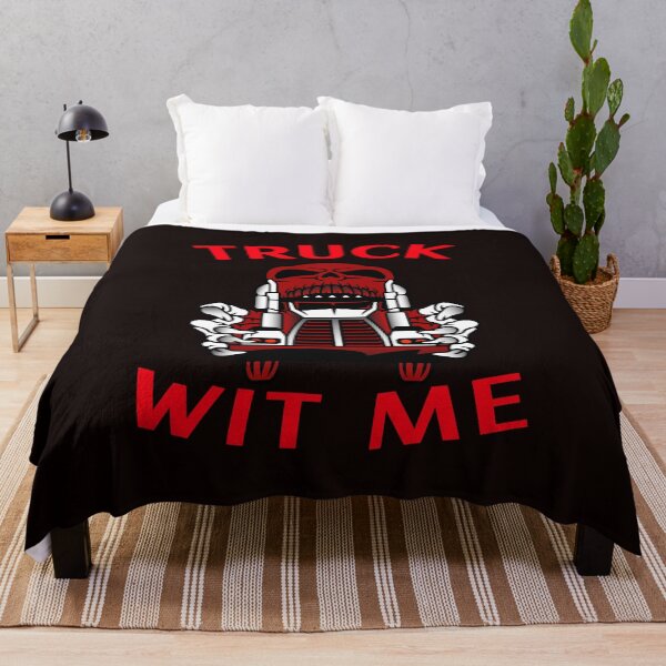 Item preview, Mad Trucker Truckers Skull Truck Wit Me NFRR designed and sold by TeamsterLife.