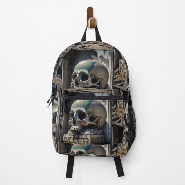 Item preview, Sensation Street Art G-M-Designs Skull in Wall Niche Halloween designed and sold by G-M-Designs.