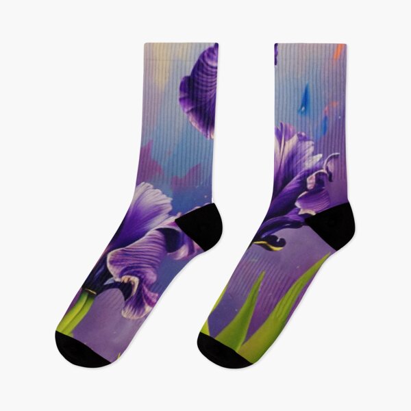 Item preview,  Irises Painting - Visual Art Form  designed and sold by HOMEDESIGNPRINT.