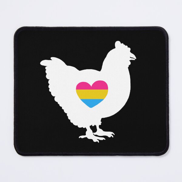Item preview, Chicken Lover - LGBTQ Pansexual Flag Heart 03 designed and sold by Puddmuppy.