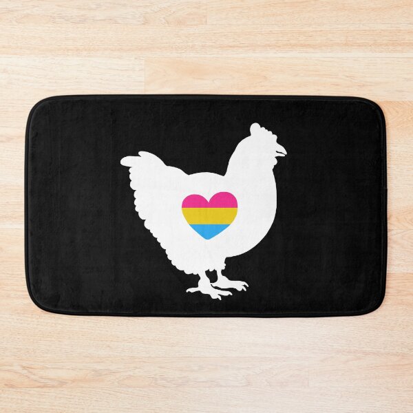 Item preview, Chicken Lover - LGBTQ Pansexual Flag Heart 03 designed and sold by Puddmuppy.