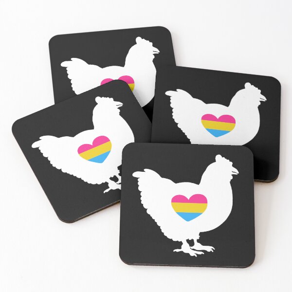 Item preview, Chicken Lover - LGBTQ Pansexual Flag Heart 03 designed and sold by Puddmuppy.