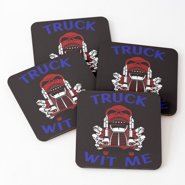 Item preview, Mad Trucker Truckers Skull Truck Wit Me NFRB designed and sold by TeamsterLife.