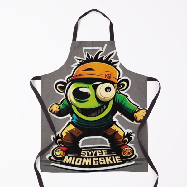 Item preview,  crazy monkey zoombie riding skate designed and sold by artegrafico92.