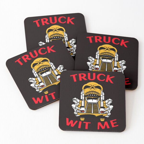 Item preview, Mad Trucker Truckers Skull Truck Wit Me NFGR designed and sold by TeamsterLife.