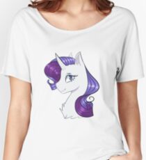 MLP My Little Pony Rarity Women's Relaxed Fit T-Shirt