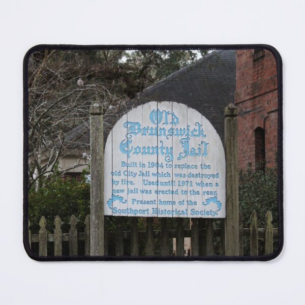 Item preview, Old Brunswick County Jail Sign designed and sold by Cynthia48.