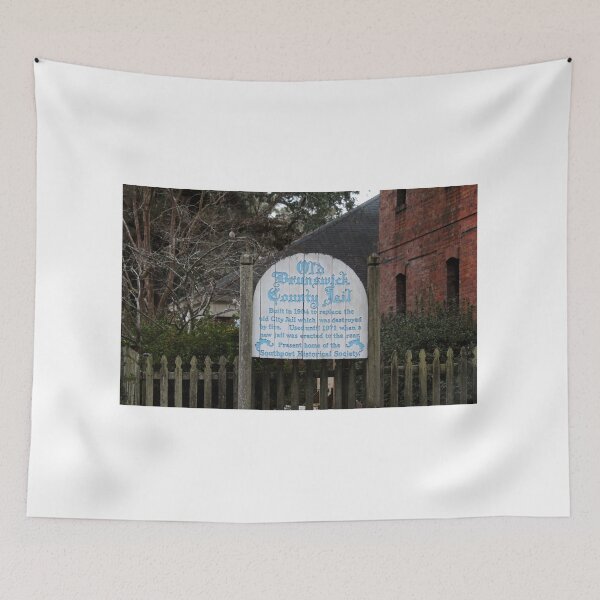 Item preview, Old  Brunswick County Jail Sign designed and sold by Cynthia48.